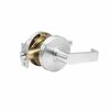 Trans Atlantic Co. Heavy Duty Brushed Chrome Commercial Classroom Door Lever/Handle with Lock and IC Core DL-LHV70IC-US26D